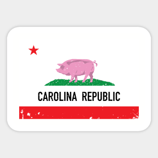 Caro-Fornia Flag Sticker